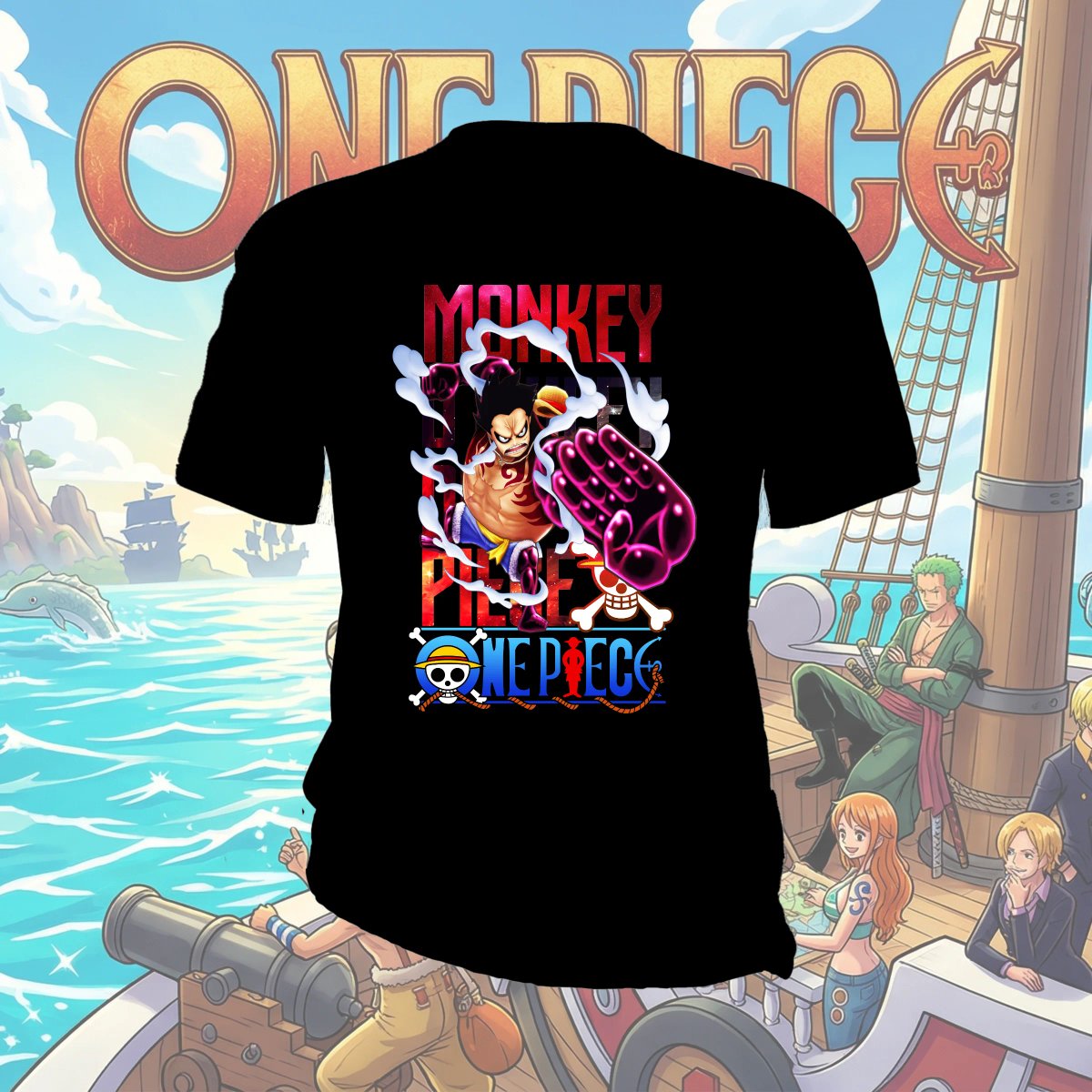Playeras One Piece SAGA