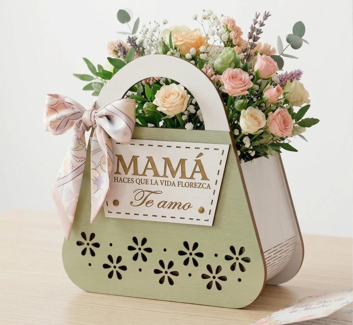 Adorno Día de las Madres tipo Bolsa