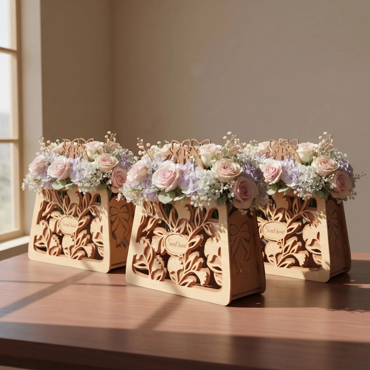 Caja de regalo floral