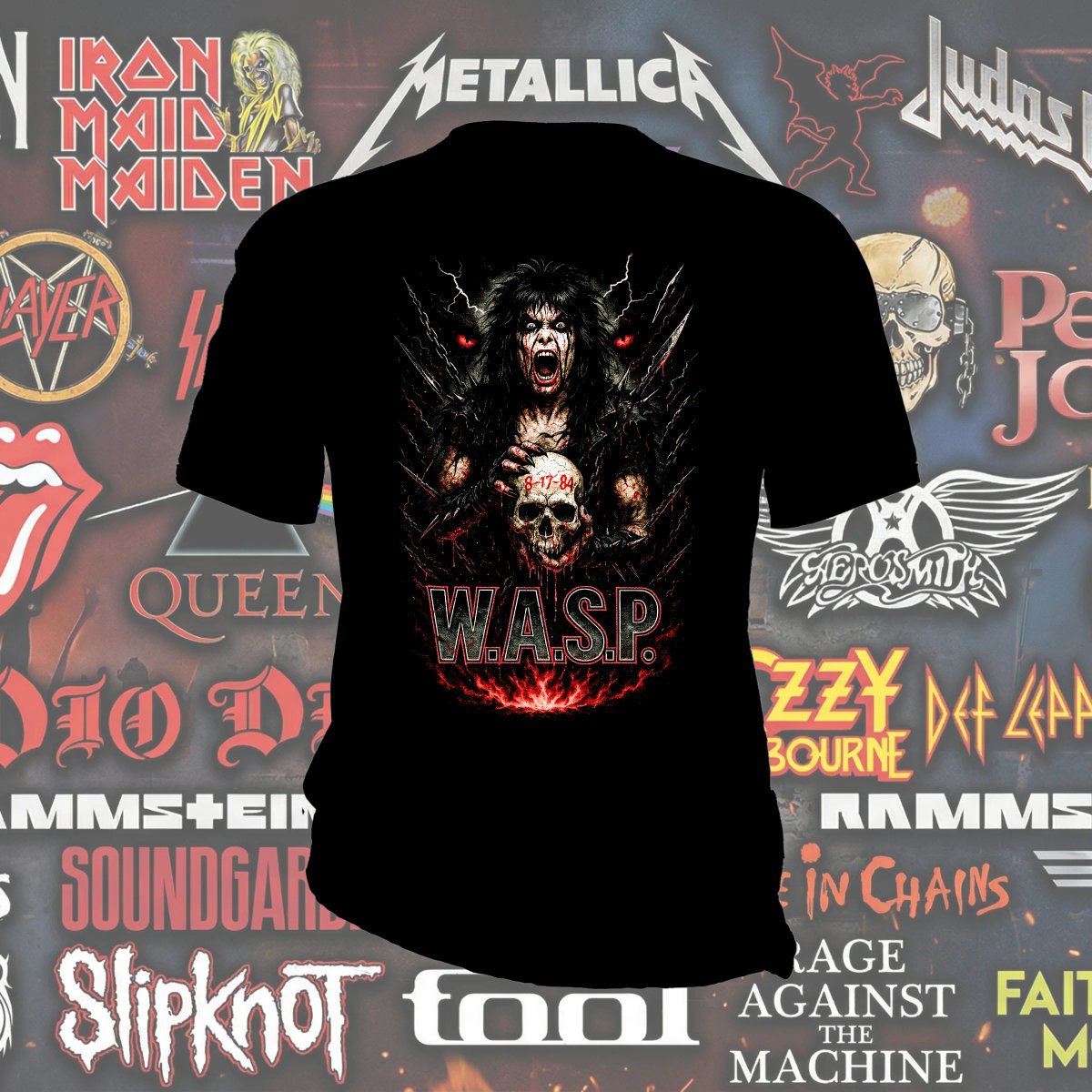 Playeras Heavy Metal Rock Clasics