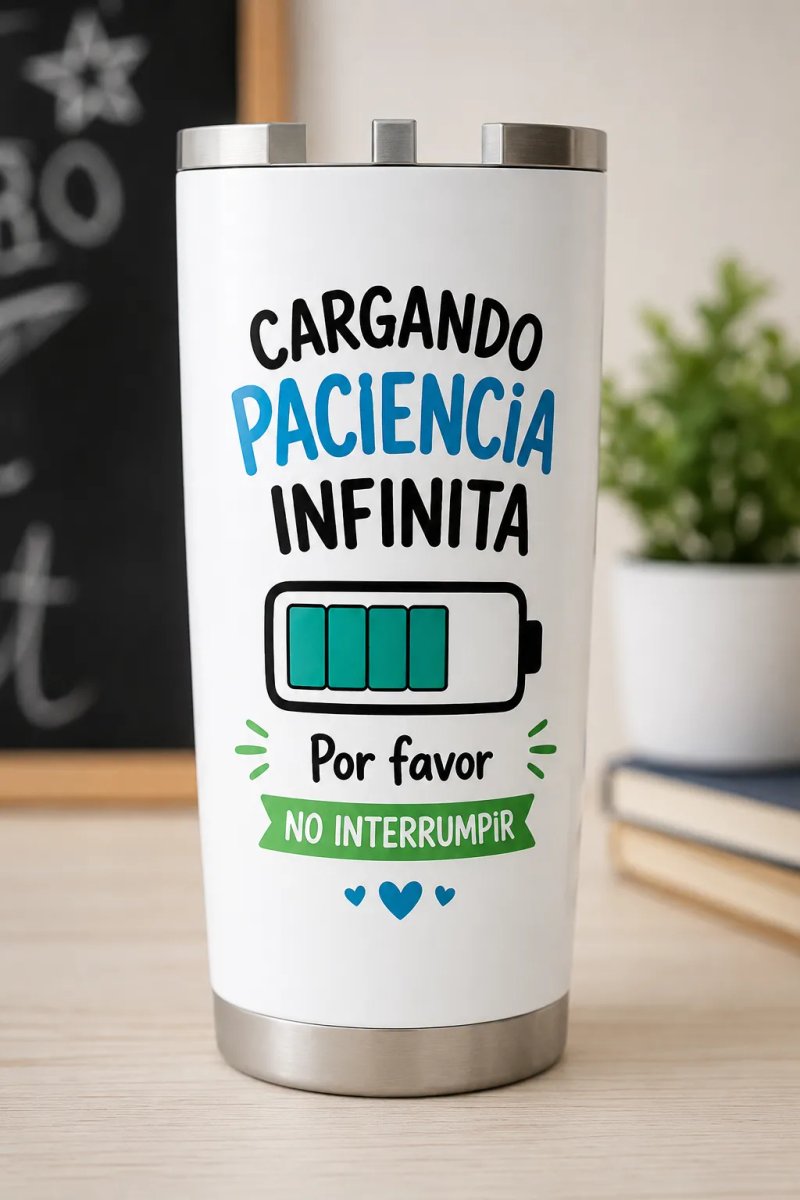 Termos personalizados - Día del maestro