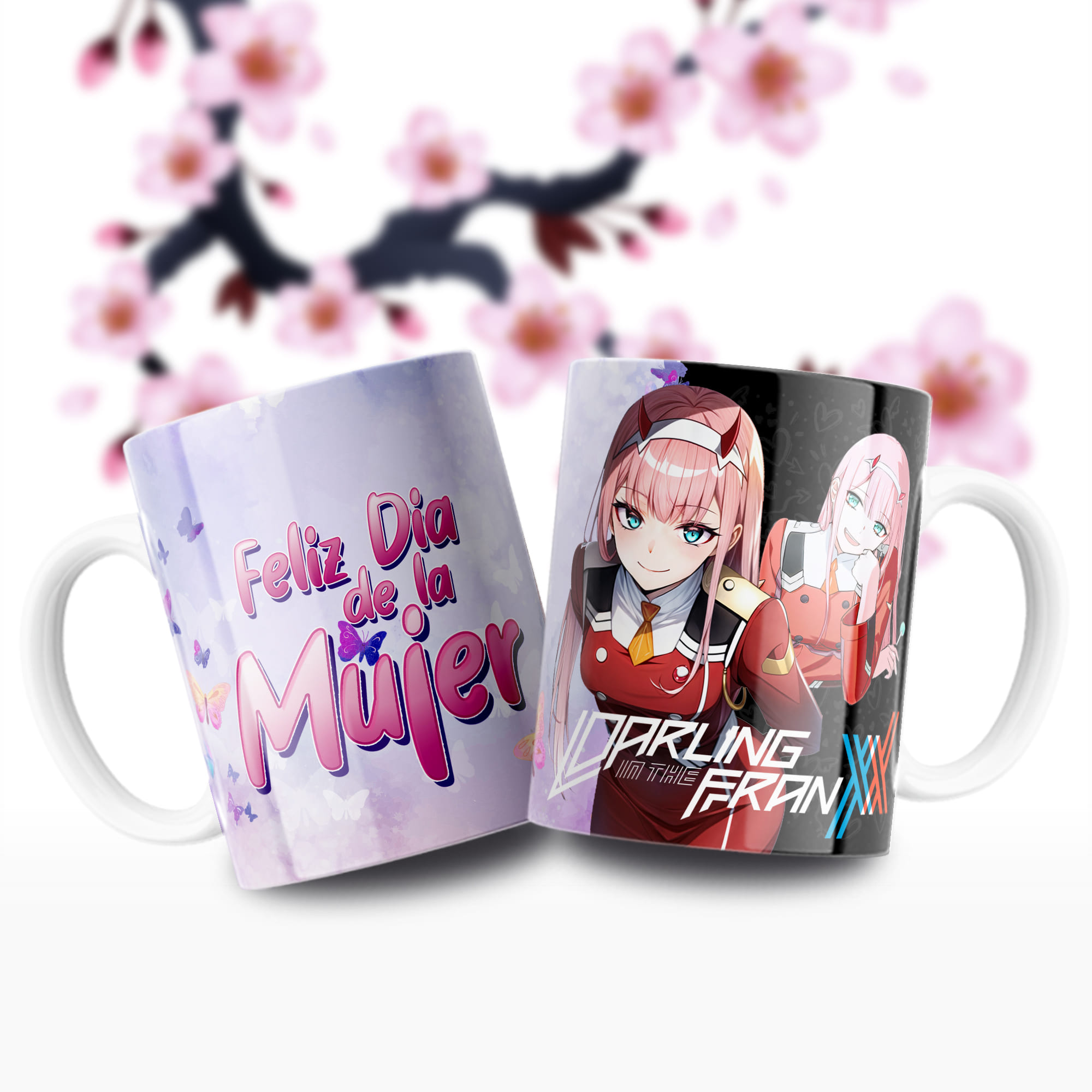 Tazas Anime Día de la mujer