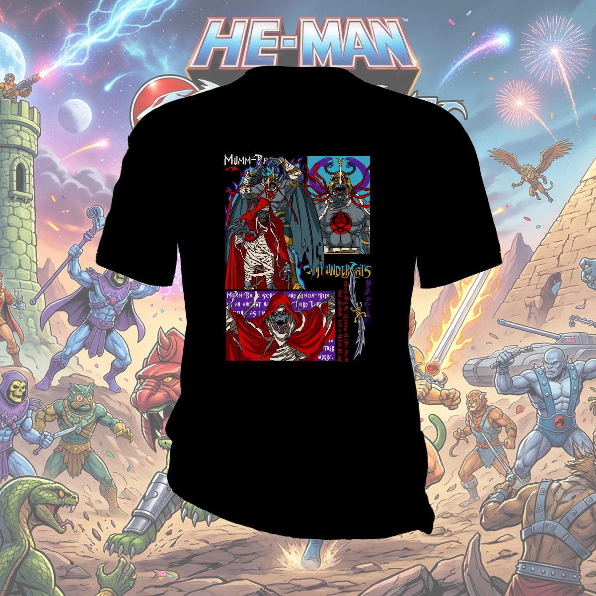 Playeras He-Man & Thundercats