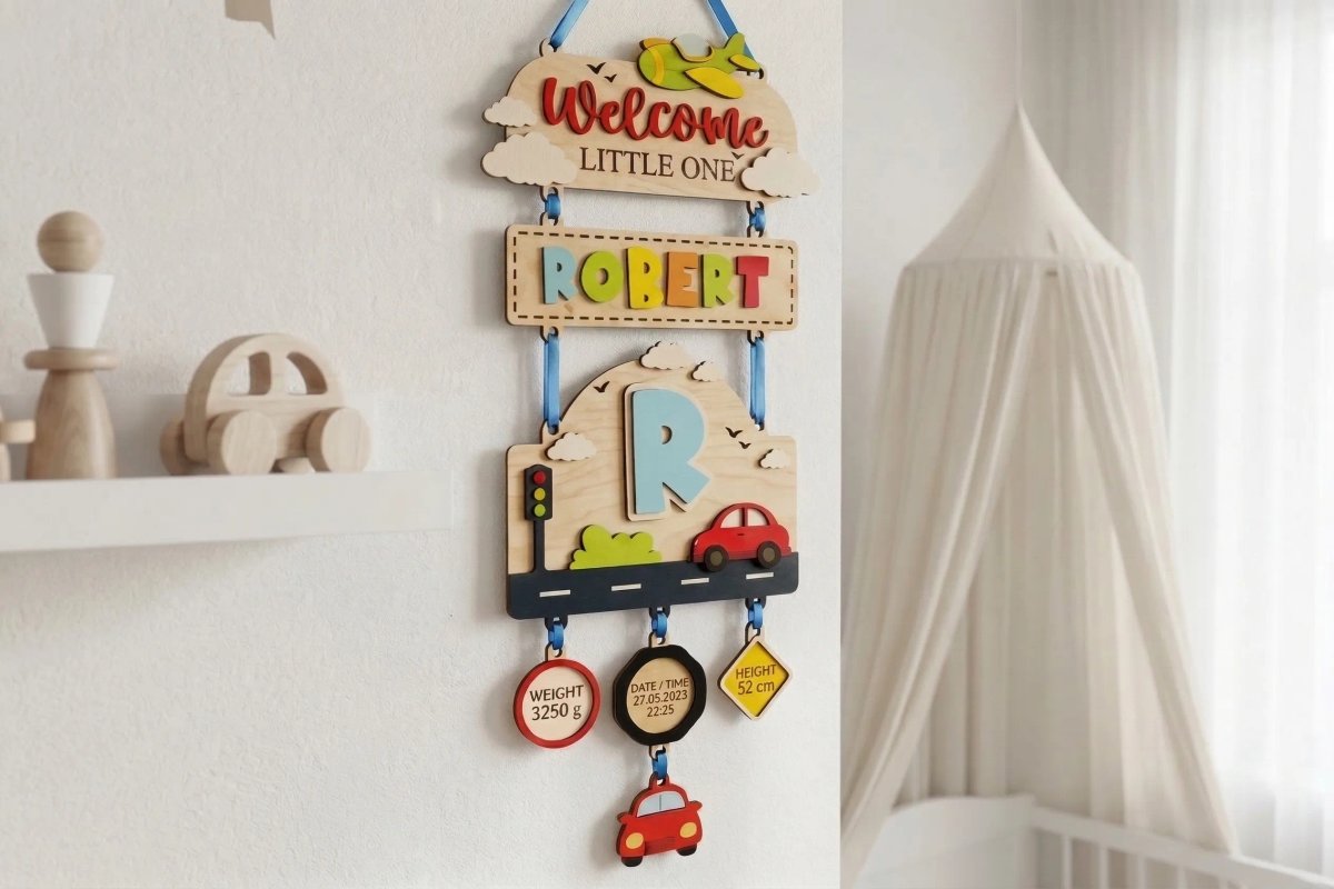 Colgante de Bienvenida para Bebé